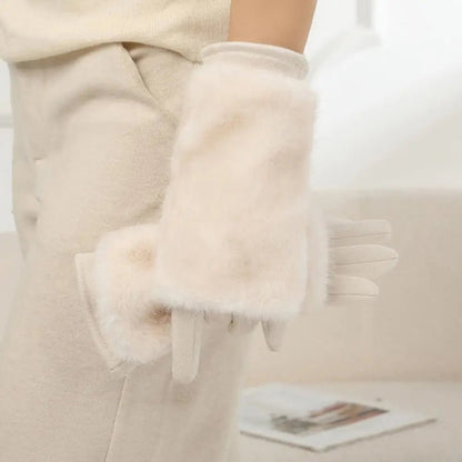 THERMÉA Suede Winter Gloves