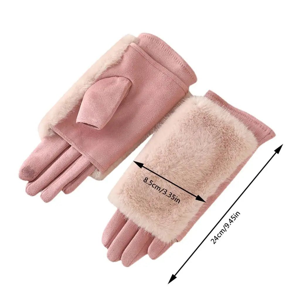 THERMÉA Suede Winter Gloves