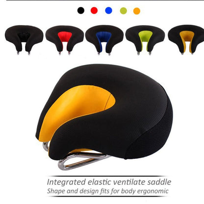 Ergonomic Mountain Bike Saddle, Pressure-Relief Padding