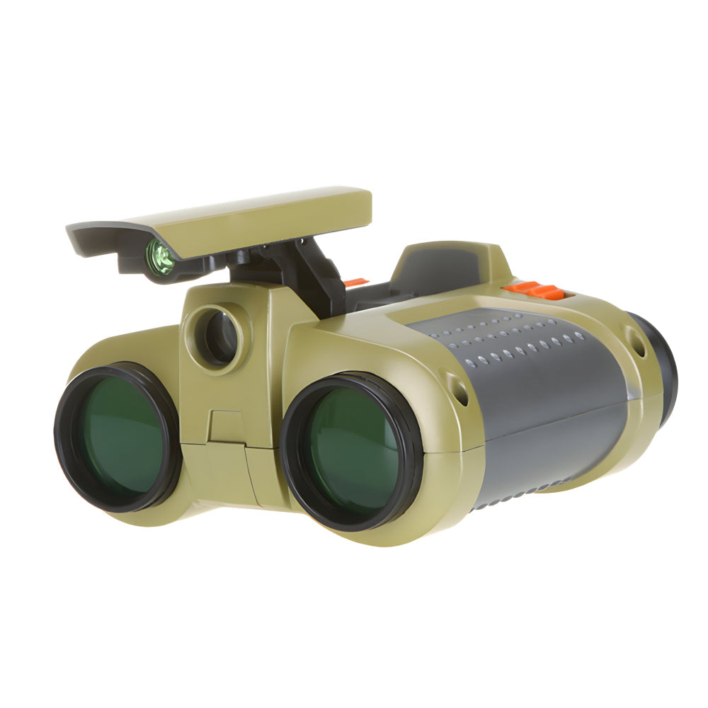 Night Vision Binoculars for Kids, 4x30 Shockproof Water Resistant Binoculars for Camping & Outdoor Adventures