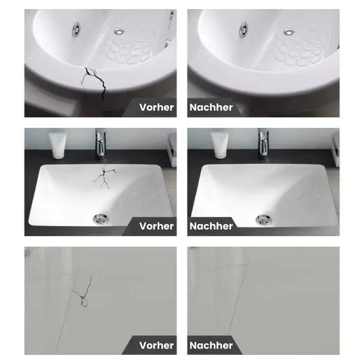 Tile Repair Kit, Two-Part Crack and Chip Filler for Ceramic, Porcelain & Stoneware Tiles
