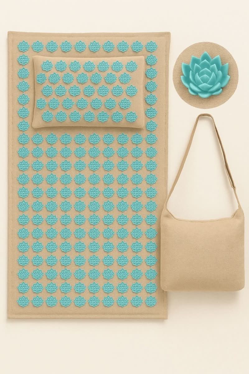 PRESSUREASE Acupressure Mat for Relief and Relaxation lifestyle image 1