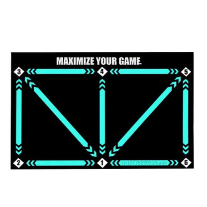 FOOTMASTER Non-slip Soccer Training Mat