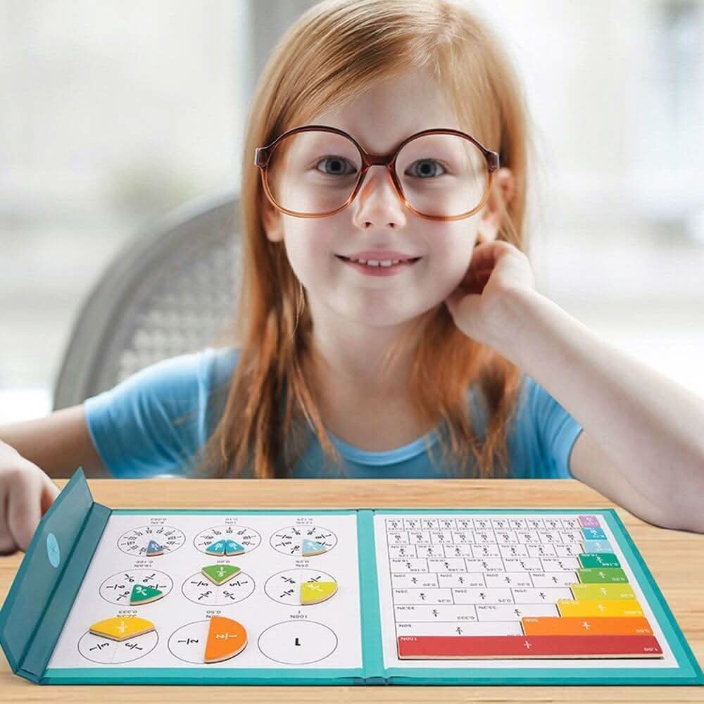 MagniLearn Fraction Disc Set Magnetic Math Learning Tool