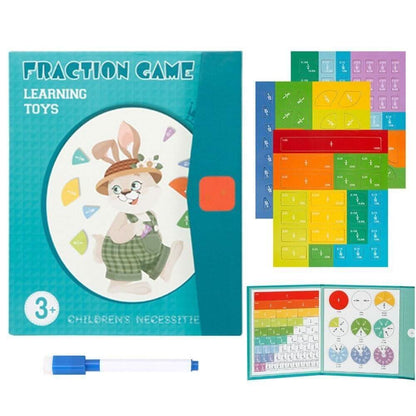MagniLearn Fraction Disc Set Magnetic Math Learning Tool
