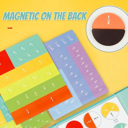 MagniLearn Fraction Disc Set Magnetic Math Learning Tool