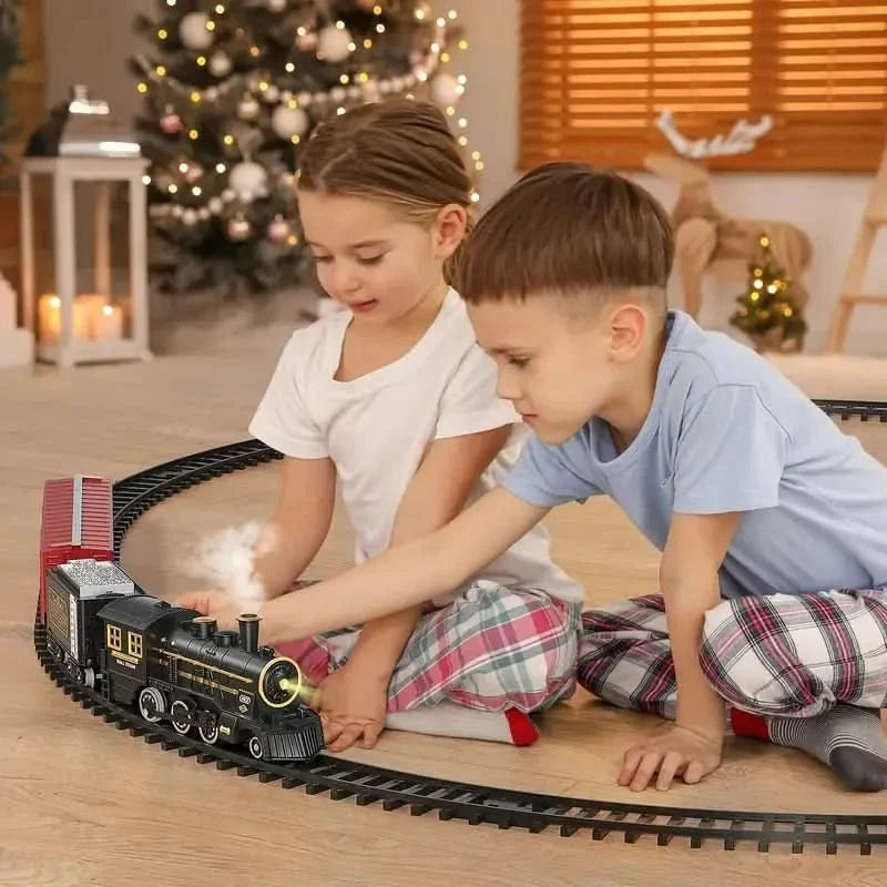 FESTITRAIN Electric Christmas Train Set lifestyle image 1