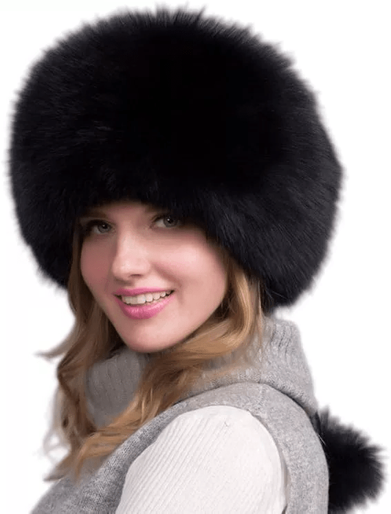 GLACIERA LUX Real Fur Winter Hat lifestyle image 1