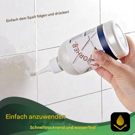 Grout Repair Pen, Waterproof Mold Resistant Tile Grout Filler for Bathroom & Kitchen