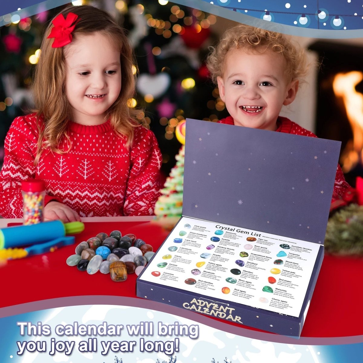 MINERKIDS 2025 Gemstone Excavation Advent Calendar