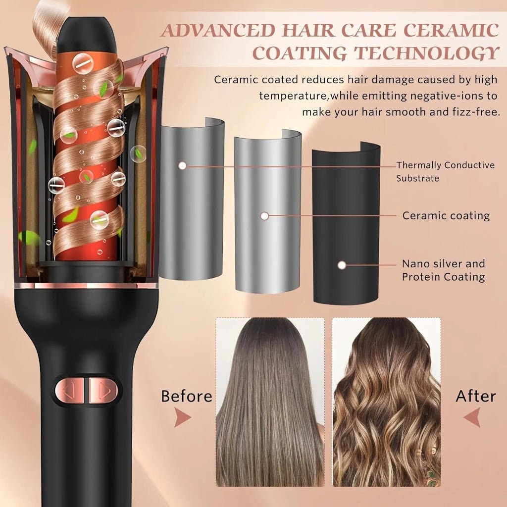 CURLGENIUS Automatic Ceramic Curling Iron
