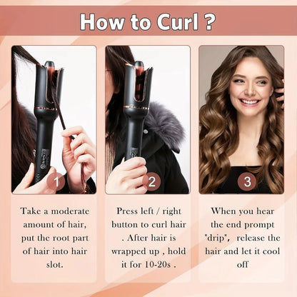 CURLGENIUS Automatic Ceramic Curling Iron