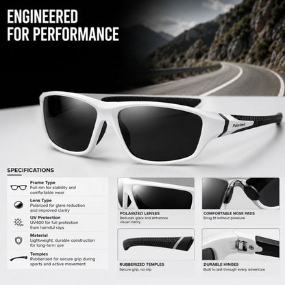BERGWIND Polarized Sports Sunglasses UV400 Anti Glare