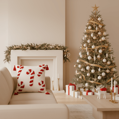 CANDICASE Festive Christmas Pillow Cover