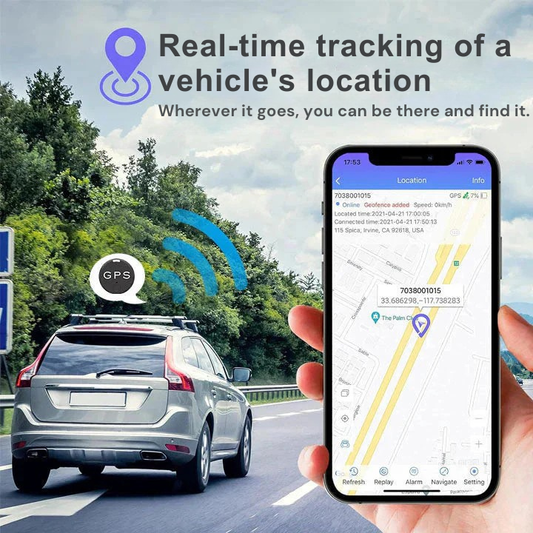 Magnetic GPS Tracker with Real-Time App Tracking
