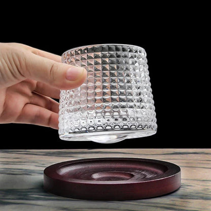 SPINSPIRIT Rotatable Whiskey Glasses