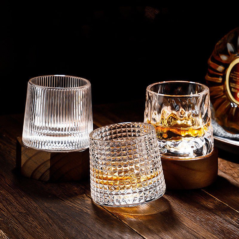 SPINSPIRIT Rotatable Whiskey Glasses