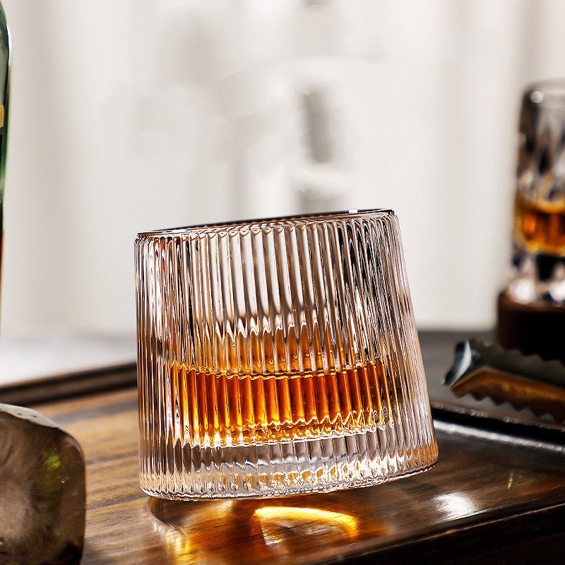 SPINSPIRIT Rotatable Whiskey Glasses