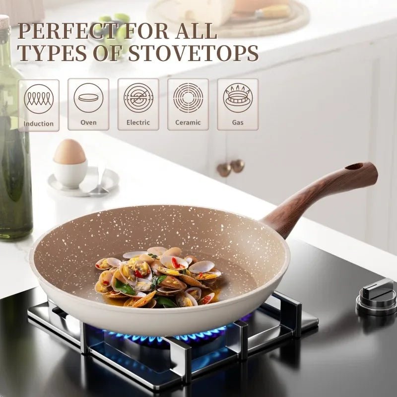 COOKSLATE Non-stick Aluminum Frying Pan