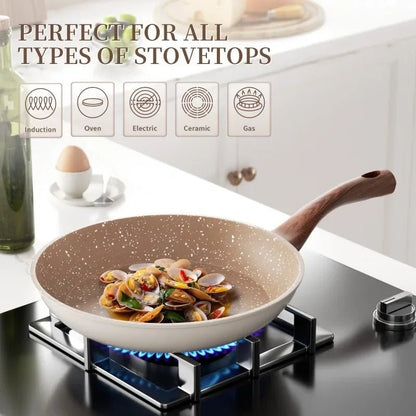 COOKSLATE Non-stick Aluminum Frying Pan