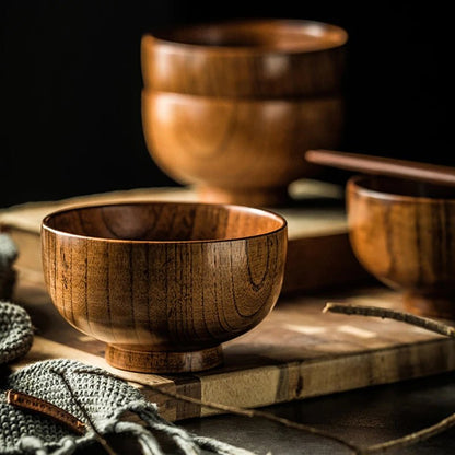 NATUREDIN Environmentally Friendly Wooden Bowl
