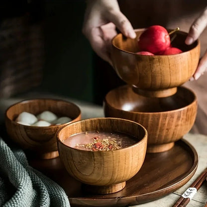 NATUREDIN Environmentally Friendly Wooden Bowl