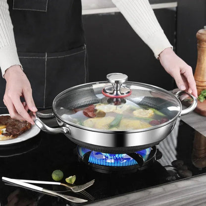 IRONWEAVE Stainless Steel Non-stick Honeycomb Pan