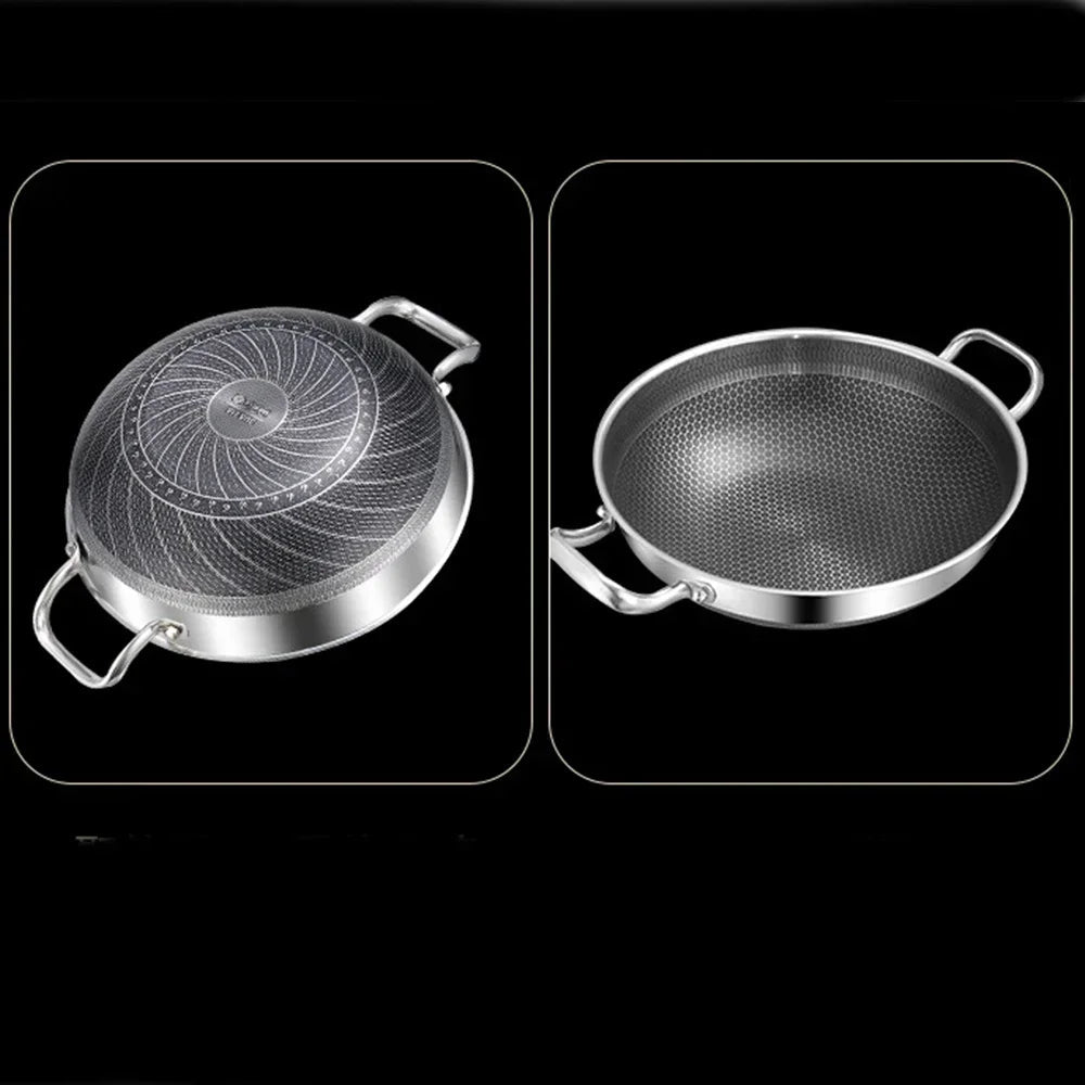 IRONWEAVE Stainless Steel Non-stick Honeycomb Pan