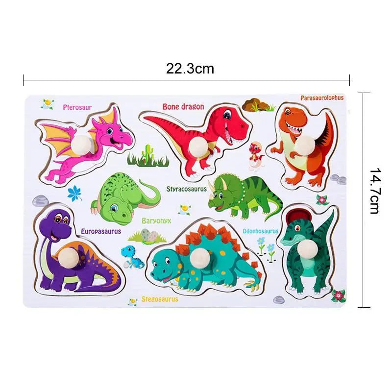 MONTIPUZZ Montessori Educational Wooden Grasping Toy