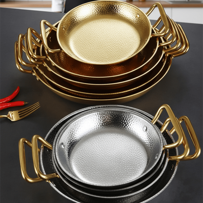 BRATMEISTER Hammered Stainless Steel Pot