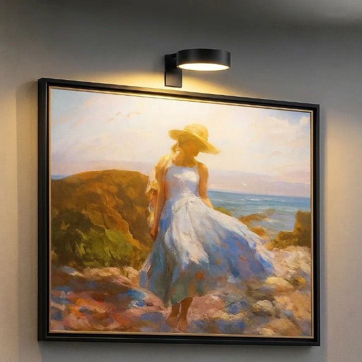Magnetic Picture Light, Cordless, Dimmable, RGB