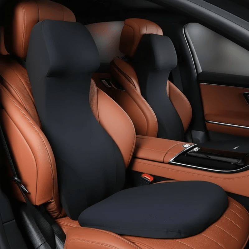 ERGOCARVE Integrated Car Neck & Lumbar Support