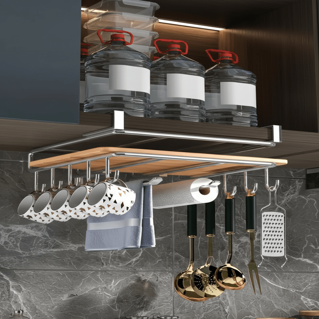 STEELSHELF Stainless Steel Kitchen Wall Shelf