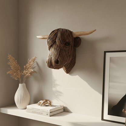 BOVINEART Cow Wall Sculpture