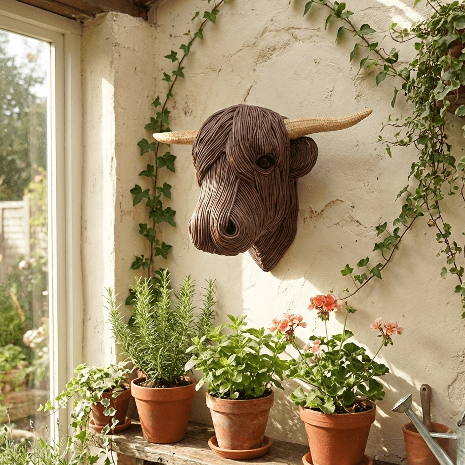 BOVINEART Cow Wall Sculpture