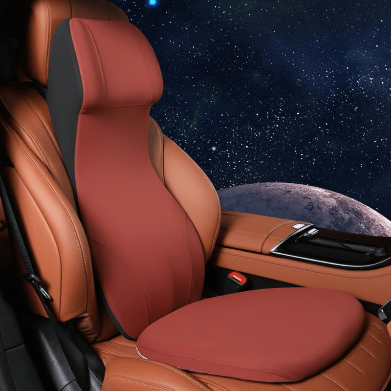 ERGOCARVE Integrated Car Neck & Lumbar Support