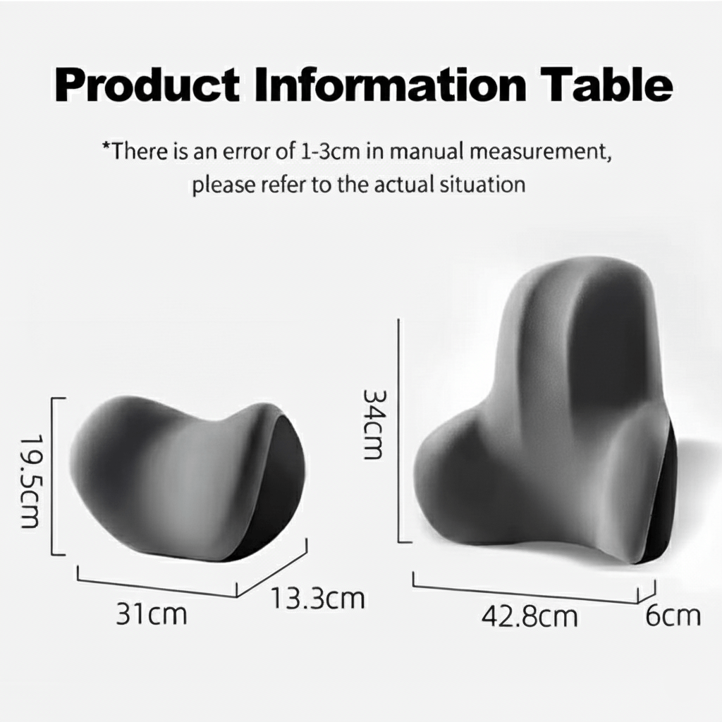 AUTOERGON Memory Foam Auto Neck & Lumbar Support