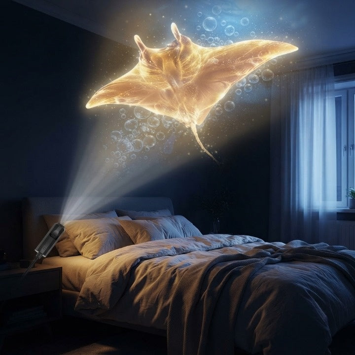 LED Starry Sky Projector, 10 Interchangeable Discs, USB