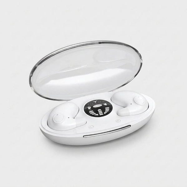 Bluetooth Sleep Earbuds, Ultra Thin Wireless Earbuds for Side Sleepers, 24 Hour Battery & IPX5