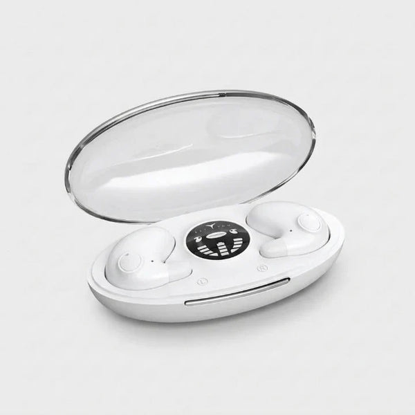 Noise Cancelling Sleep Earbuds, Bluetooth 5.3 Sleep Headphones for Side Sleepers, 24 Hour Battery