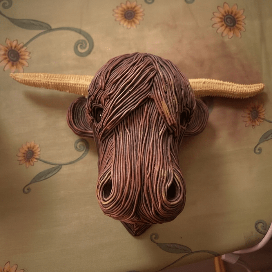 BOVINEART Cow Wall Sculpture