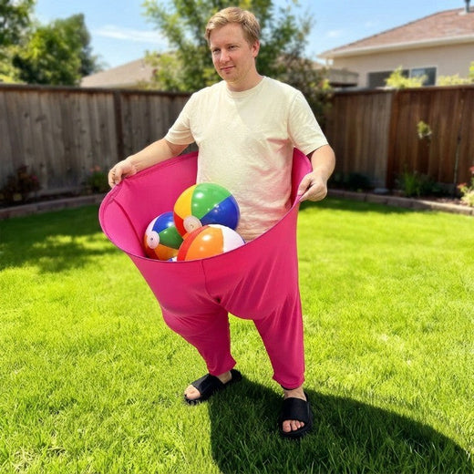 Giant Pants Ball Game, Oversized Catching Game for Outdoor Parties, Kids & Adults