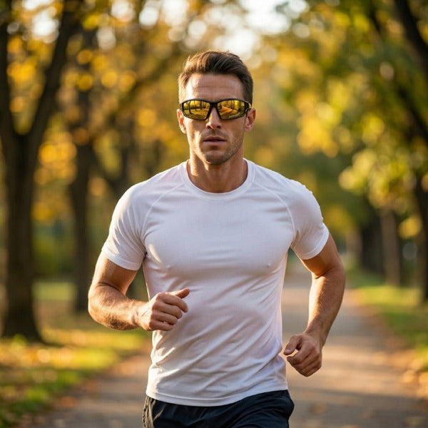 Polarized Sunglasses, UV400 Metal Frame Unisex Sunglasses for Driving, Sports & Outdoor Wear