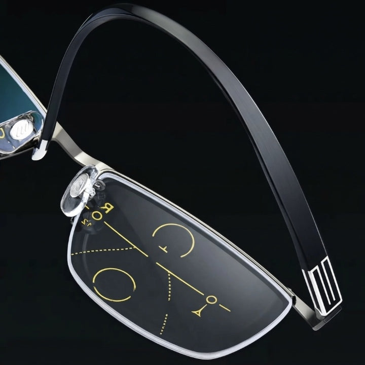 Progressive Glasses with Automatic Focus Adjustment