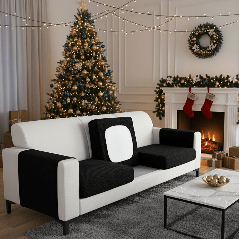 JACQUARDFIT Elastic Jacquard Sofa Cover