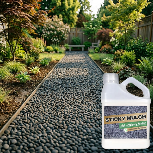 Mulch Glue, Weatherproof Landscape Adhesive for Mulch, Gravel, Wood Chips & Sand, 500g