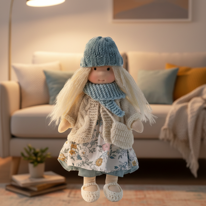 ELORA Handmade Waldorf Doll