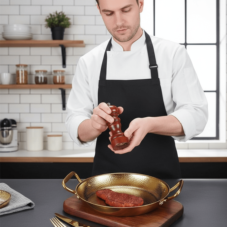 BRATMEISTER Hammered Stainless Steel Pot
