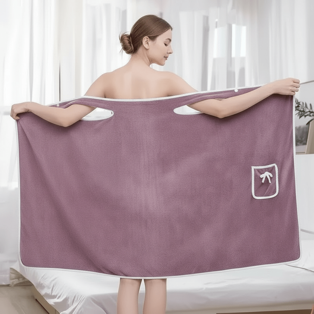 AquaWrap Quick-Drying Portable Women's Bath Towel