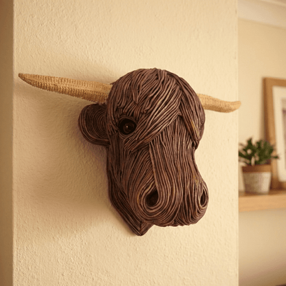 BOVINEART Cow Wall Sculpture